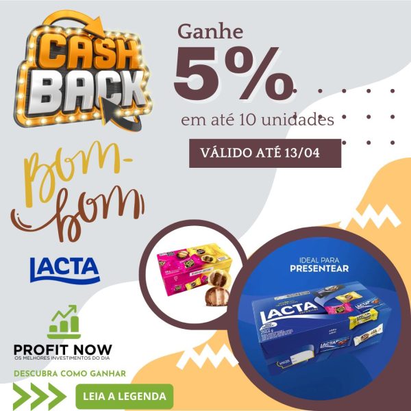 Cadastre-se agora e descubra como ganhar este super cashback!