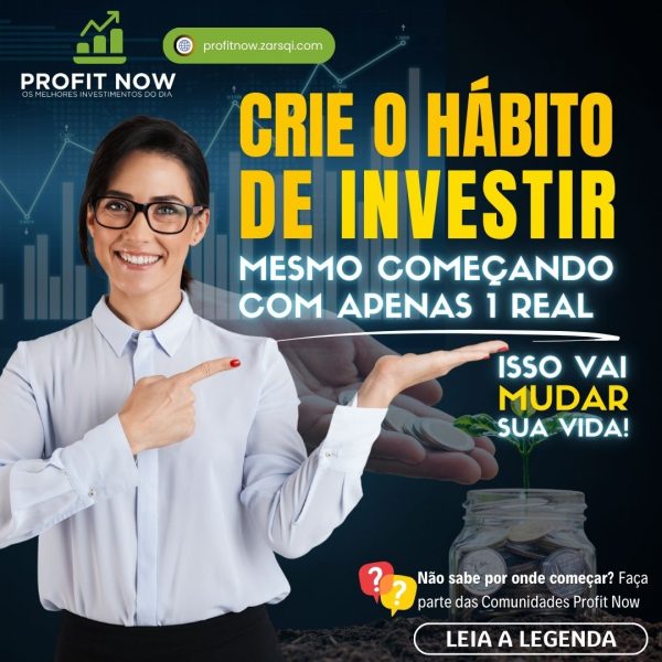 Investir não é apenas para quem tem muito dinheiro . Saiba mais aqui